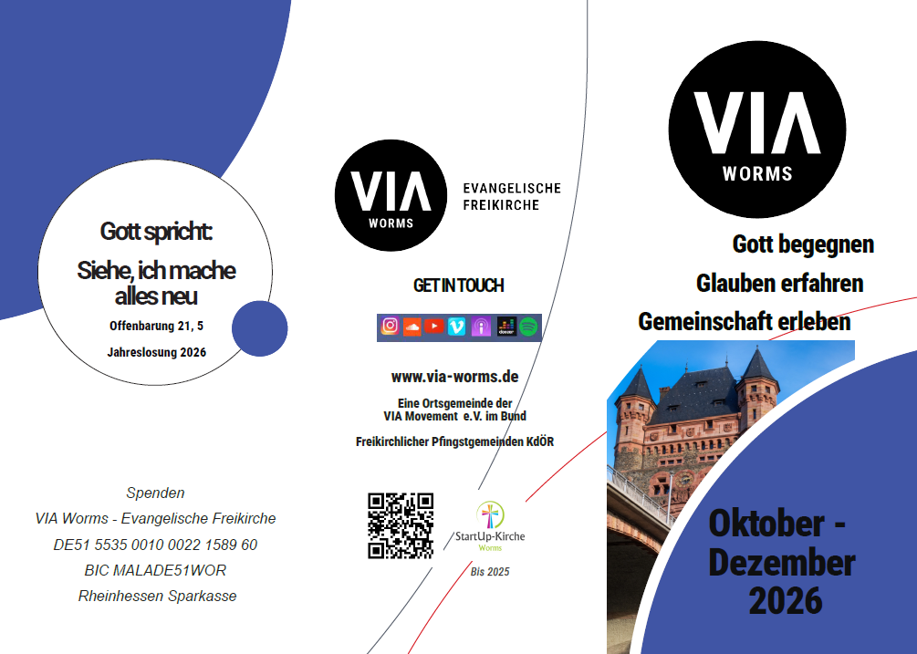 Flyer VIA Worms Okt-Dez 2026 Cover